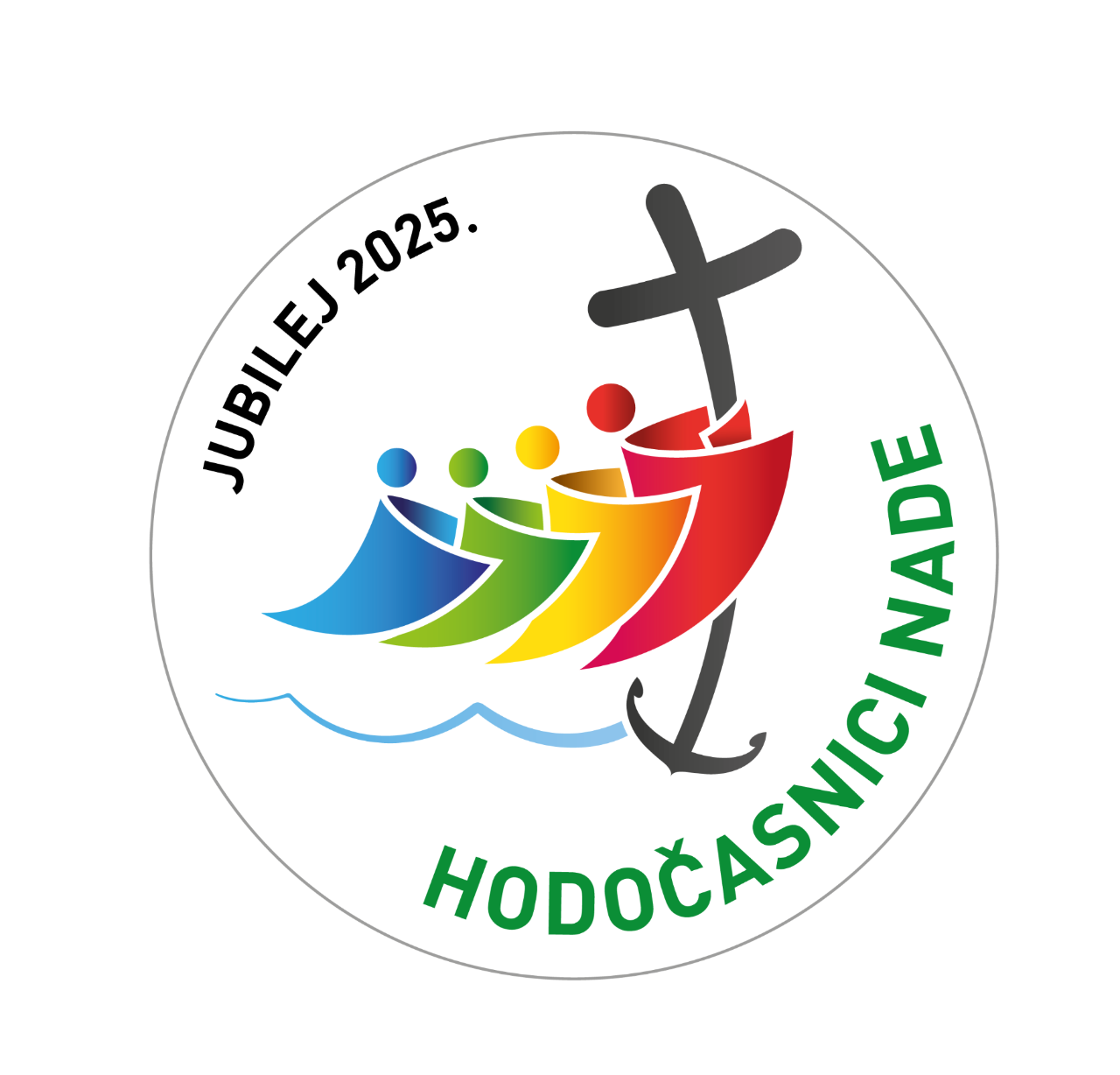 Logotip Jubileja 2025. - Hodočasnici nade